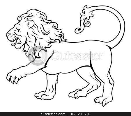 To use this stock image in your creative project, please select the size you need over to the right and click the "Add to Cart" button.
Your downloaded image will come with the Cutcaster watermark removed so don’t worry about the watermark you see on this page. Stylised Lion illustration stock vector clipart, An illustration of a stylised black lion perhaps a lion tattoo by Christos Georghiou