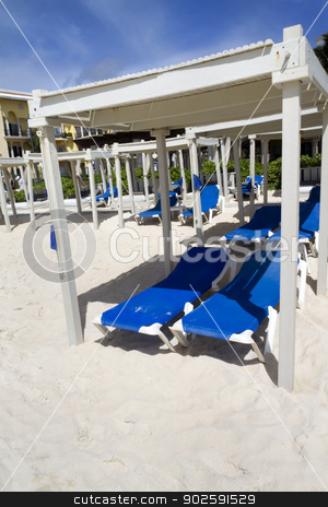 To use this stock image in your creative project, please select the size you need over to the right and click the "Add to Cart" button.
Your downloaded image will come with the Cutcaster watermark removed so don’t worry about the watermark you see on this page. Beach Bed stock photo, A day bed on the sandy beach by Kevin Tietz