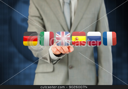 To use this stock image in your creative project, please select the size you need over to the right and click the "Add to Cart" button.
Your downloaded image will come with the Cutcaster watermark removed so don’t worry about the watermark you see on this page. Businessmans finger activating futuristic touchscreen stock photo, Businessmans finger activating futuristic touchscreen against a white background by Wavebreak Media