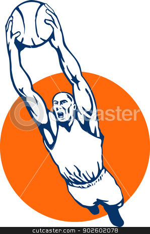 To use this stock image in your creative project, please select the size you need over to the right and click the "Add to Cart" button.
Your downloaded image will come with the Cutcaster watermark removed so don’t worry about the watermark you see on this page. basketball player dunking the ball stock photo, illustration of a basketball player dunking the ball by patrimonio