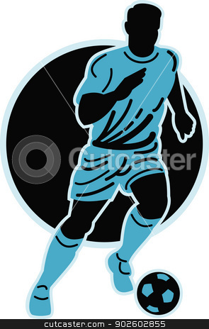To use this stock image in your creative project, please select the size you need over to the right and click the "Add to Cart" button.
Your downloaded image will come with the Cutcaster watermark removed so don’t worry about the watermark you see on this page. soccer player running with the ball stock photo, illustration of a soccer player running with the ball isolated on white by patrimonio