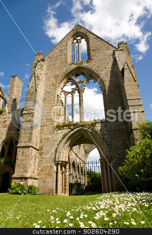 To use this stock image in your creative project, please select the size you need over to the right and click the "Add to Cart" button.
Your downloaded image will come with the Cutcaster watermark removed so don’t worry about the watermark you see on this page. Abbey of Beauport stock photo, Ruins of the abbey of Beauport in Paimpol, Brittany, France by Tilo