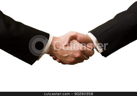 To use this stock image in your creative project, please select the size you need over to the right and click the "Add to Cart" button.
Your downloaded image will come with the Cutcaster watermark removed so don’t worry about the watermark you see on this page. Two businessman shaking hands stock photo, Two businessman shaking hands by photomyheart