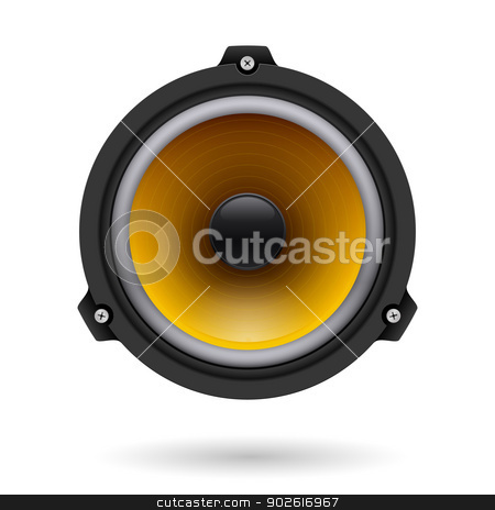 To use this stock image in your creative project, please select the size you need over to the right and click the "Add to Cart" button.
Your downloaded image will come with the Cutcaster watermark removed so don’t worry about the watermark you see on this page. Realistic speaker stock photo, Realistic speaker. Illustration on white background for design by dvarg