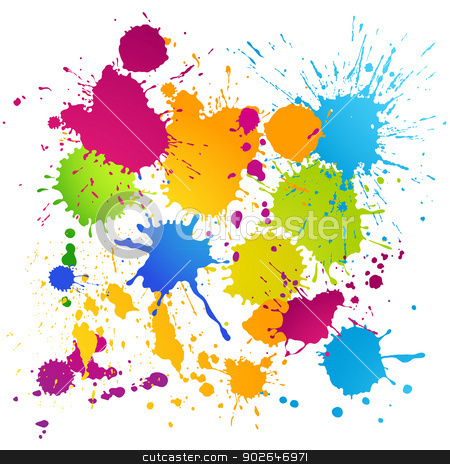To use this stock image in your creative project, please select the size you need over to the right and click the "Add to Cart" button.
Your downloaded image will come with the Cutcaster watermark removed so don’t worry about the watermark you see on this page. Colorful vector ink blots stock vector clipart, Vector ink blots of different colors on white background by Olga Osipova
