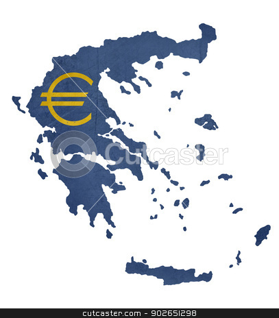 To use this stock image in your creative project, please select the size you need over to the right and click the "Add to Cart" button.
Your downloaded image will come with the Cutcaster watermark removed so don’t worry about the watermark you see on this page. European currency symbol on map of Greece stock photo, European currency symbol on map of Greece isolated on white background. by Martin Crowdy