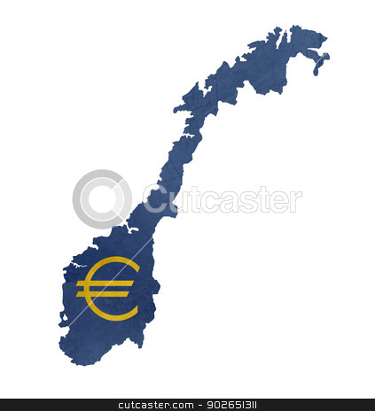 To use this stock image in your creative project, please select the size you need over to the right and click the "Add to Cart" button.
Your downloaded image will come with the Cutcaster watermark removed so don’t worry about the watermark you see on this page. European currency symbol on map of Norway stock photo, European currency symbol on map of Norway isolated on white background. by Martin Crowdy