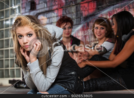 To use this stock image in your creative project, please select the size you need over to the right and click the "Add to Cart" button.
Your downloaded image will come with the Cutcaster watermark removed so don’t worry about the watermark you see on this page. Disappointed Female Teenager stock photo, Pouting teen with chin in hands in alley by Scott Griessel