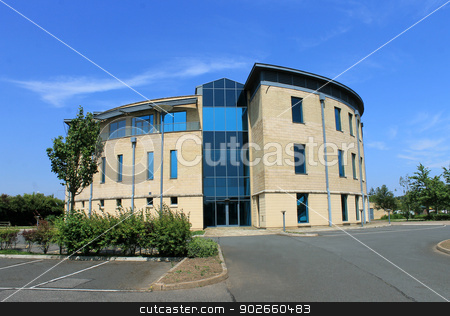 To use this stock image in your creative project, please select the size you need over to the right and click the "Add to Cart" button.
Your downloaded image will come with the Cutcaster watermark removed so don’t worry about the watermark you see on this page. Empty modern office building stock photo, Exterior of empty modern office building. by Martin Crowdy