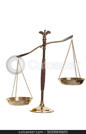 To use this stock image in your creative project, please select the size you need over to the right and click the "Add to Cart" button.
Your downloaded image will come with the Cutcaster watermark removed so don’t worry about the watermark you see on this page. Scales of Justice stock photo, Justice scales shot on a white background. by Scott Little
