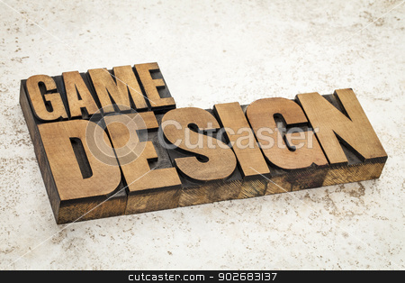 To use this stock image in your creative project, please select the size you need over to the right and click the "Add to Cart" button.
Your downloaded image will come with the Cutcaster watermark removed so don’t worry about the watermark you see on this page. game design stock photo, game design text in vintage letterpress wood type on a ceramic tile background by Marek Uliasz