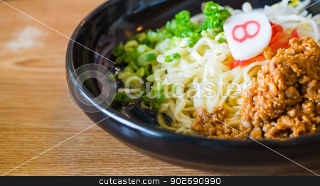 To use this stock image in your creative project, please select the size you need over to the right and click the "Add to Cart" button.
Your downloaded image will come with the Cutcaster watermark removed so don’t worry about the watermark you see on this page. noodle with spicy ground pork sauce stock photo, noodle with spicy ground pork sauce japanese food style by moggara12
