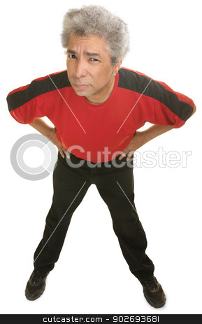 To use this stock image in your creative project, please select the size you need over to the right and click the "Add to Cart" button.
Your downloaded image will come with the Cutcaster watermark removed so don’t worry about the watermark you see on this page. Leaning Skeptical Man stock photo, Skeptical mature man with hands on hips leaning by Scott Griessel