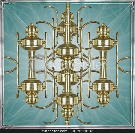 To use this stock image in your creative project, please select the size you need over to the right and click the "Add to Cart" button.
Your downloaded image will come with the Cutcaster watermark removed so don’t worry about the watermark you see on this page. Digital Ornament Symbol stock photo, Digital photo manipulation artwork in yellow and cyan tones with bronze borders. by Daniel