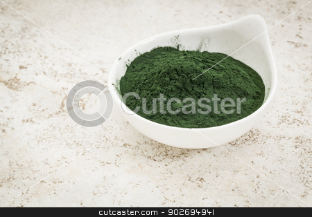 To use this stock image in your creative project, please select the size you need over to the right and click the "Add to Cart" button.
Your downloaded image will come with the Cutcaster watermark removed so don’t worry about the watermark you see on this page. Hawaiian spirulina powder stock photo, small bowl of Hawaiian spirulina powder against a ceramic tile background by Marek Uliasz