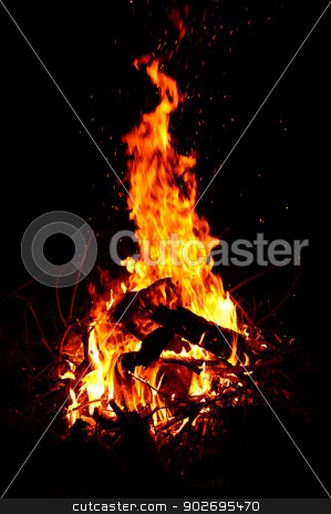 To use this stock image in your creative project, please select the size you need over to the right and click the "Add to Cart" button.
Your downloaded image will come with the Cutcaster watermark removed so don’t worry about the watermark you see on this page. Camp fire stock photo, Fire from forest wood in the evening by 1000 Words Images