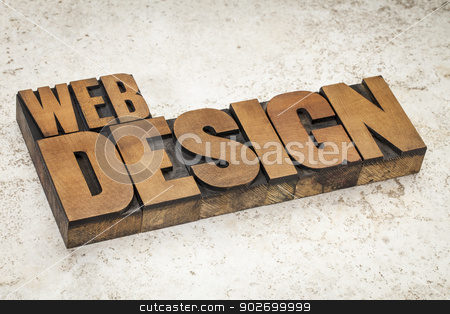 To use this stock image in your creative project, please select the size you need over to the right and click the "Add to Cart" button.
Your downloaded image will come with the Cutcaster watermark removed so don’t worry about the watermark you see on this page. web design in wood type stock photo, web design text in vintage letterpress wood type on a ceramic tile background by Marek Uliasz