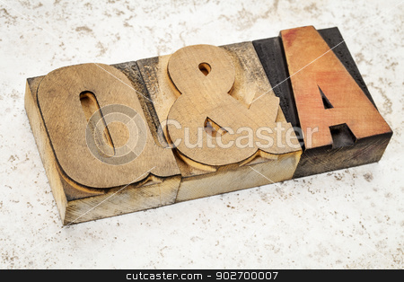 To use this stock image in your creative project, please select the size you need over to the right and click the "Add to Cart" button.
Your downloaded image will come with the Cutcaster watermark removed so don’t worry about the watermark you see on this page. questions and answers in wood type stock photo, questions and answers i- Q&A acronym - text in vintage letterpress wood type on a ceramic tile background by Marek Uliasz