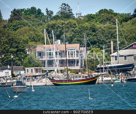 To use this stock image in your creative project, please select the size you need over to the right and click the "Add to Cart" button.
Your downloaded image will come with the Cutcaster watermark removed so don’t worry about the watermark you see on this page. Padnaram Harbor with Boats Schooner Piers Church Steeple Massach stock photo, Padnaram Harbor Congregational Church Steeple, Docks, Piers Boats, Schooner, Buzzards Bay Dartmouth Masschusetts
by William Perry
