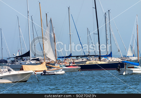 To use this stock image in your creative project, please select the size you need over to the right and click the "Add to Cart" button.
Your downloaded image will come with the Cutcaster watermark removed so don’t worry about the watermark you see on this page. Catboat Sailing Through the Fleet Padnaram Harbor with Boats Dar stock photo, Catboat Sailing Through the Fleet Padnaram Harbor Boats Sailboats, Moorings, Motor Boats, Buzzards Bay Dartmouth Masschusetts
by William Perry