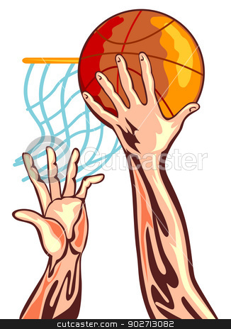 To use this stock image in your creative project, please select the size you need over to the right and click the "Add to Cart" button.
Your downloaded image will come with the Cutcaster watermark removed so don’t worry about the watermark you see on this page. Basketball Hands Retro stock vector clipart, Illustration of a basketball player's hand dunking with another hand reaching to block it done in retro style. by patrimonio