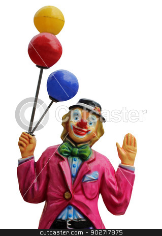 To use this stock image in your creative project, please select the size you need over to the right and click the "Add to Cart" button.
Your downloaded image will come with the Cutcaster watermark removed so don’t worry about the watermark you see on this page. Circus clown with balloons stock photo, Model of circus clown with balloons isolated on a white background. by Martin Crowdy