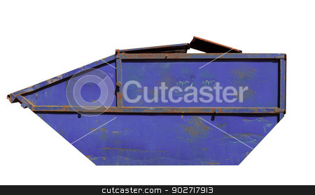 To use this stock image in your creative project, please select the size you need over to the right and click the "Add to Cart" button.
Your downloaded image will come with the Cutcaster watermark removed so don’t worry about the watermark you see on this page. Rusty blue skip stock photo, Side view of rusty blue skip isolated on white background. by Martin Crowdy
