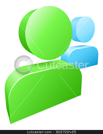 To use this stock image in your creative project, please select the size you need over to the right and click the "Add to Cart" button.
Your downloaded image will come with the Cutcaster watermark removed so don’t worry about the watermark you see on this page. Social media icon stock vector clipart, Illustration of messenger people social media networking icon by Christos Georghiou