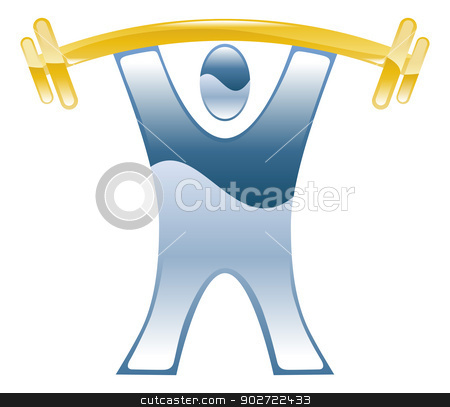 To use this stock image in your creative project, please select the size you need over to the right and click the "Add to Cart" button.
Your downloaded image will come with the Cutcaster watermark removed so don’t worry about the watermark you see on this page. Strong weightlifting barbell illustration icon stock vector clipart, Strong weightlifting barbell illustration icon by Christos Georghiou