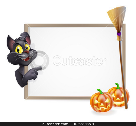 To use this stock image in your creative project, please select the size you need over to the right and click the "Add to Cart" button.
Your downloaded image will come with the Cutcaster watermark removed so don’t worry about the watermark you see on this page. Witch Cat Halloween Sign stock vector clipart, Illustration of a Halloween black witch's cat sign background by Christos Georghiou