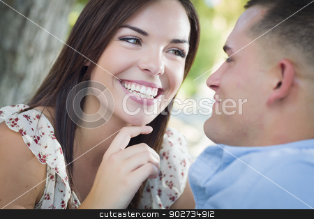 To use this stock image in your creative project, please select the size you need over to the right and click the "Add to Cart" button.
Your downloaded image will come with the Cutcaster watermark removed so don’t worry about the watermark you see on this page. Mixed Race Romantic Couple Portrait in the Park stock photo, Happy Mixed Race Romantic Couple Portrait in the Park. by Andy Dean