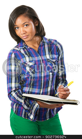 To use this stock image in your creative project, please select the size you need over to the right and click the "Add to Cart" button.
Your downloaded image will come with the Cutcaster watermark removed so don’t worry about the watermark you see on this page. Student Taking Notes stock photo, Cute young student taking notes on white background by Scott Griessel