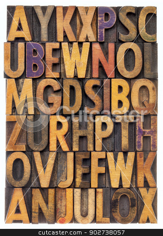 To use this stock image in your creative project, please select the size you need over to the right and click the "Add to Cart" button.
Your downloaded image will come with the Cutcaster watermark removed so don’t worry about the watermark you see on this page. wood type alphabet stock photo, random letters of alphabet - vintage letterpress wood type printing blocks scratched and stained by color inks by Marek Uliasz