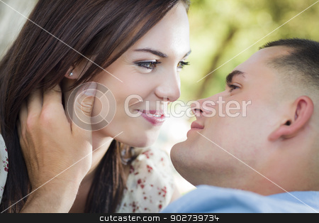 To use this stock image in your creative project, please select the size you need over to the right and click the "Add to Cart" button.
Your downloaded image will come with the Cutcaster watermark removed so don’t worry about the watermark you see on this page. Mixed Race Romantic Couple Portrait in the Park stock photo, Happy Mixed Race Romantic Couple Portrait in the Park. by Andy Dean