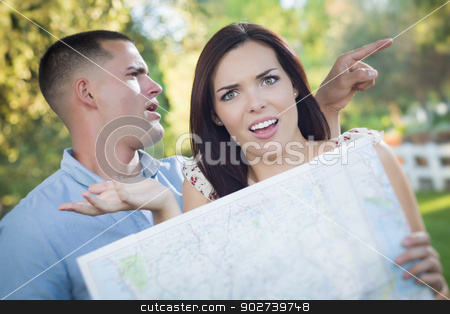 To use this stock image in your creative project, please select the size you need over to the right and click the "Add to Cart" button.
Your downloaded image will come with the Cutcaster watermark removed so don’t worry about the watermark you see on this page. Lost and Confused Mixed Race Couple Looking Over Map Outside stock photo, Lost and Confused Mixed Race Couple Looking Over A Map Outside Together. by Andy Dean