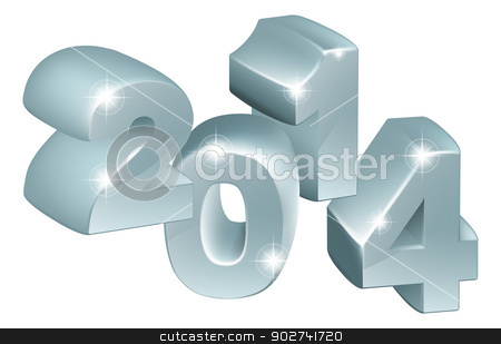 To use this stock image in your creative project, please select the size you need over to the right and click the "Add to Cart" button.
Your downloaded image will come with the Cutcaster watermark removed so don’t worry about the watermark you see on this page. Silver 3D 2014 Ornaments stock vector clipart, Illustration of 3D Silver 2014 number ornaments, could be used for new year designs or anything relating to the year 2014 by Christos Georghiou