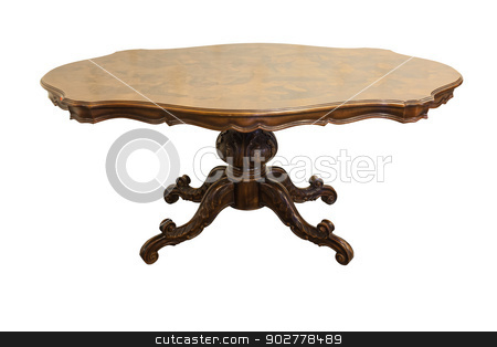 To use this stock image in your creative project, please select the size you need over to the right and click the "Add to Cart" button.
Your downloaded image will come with the Cutcaster watermark removed so don’t worry about the watermark you see on this page. Antique furniture stock photo, Antique twentieth century table isolated on white background by Rimantas Abromas