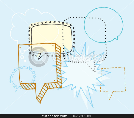 To use this stock image in your creative project, please select the size you need over to the right and click the "Add to Cart" button.
Your downloaded image will come with the Cutcaster watermark removed so don’t worry about the watermark you see on this page. Brainstorm / Discussion or Chat and Speech bubbles stock vector clipart, Brainstorm / Discussion or Chat and Speech bubbles by Curvabezier