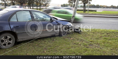 To use this stock image in your creative project, please select the size you need over to the right and click the "Add to Cart" button.
Your downloaded image will come with the Cutcaster watermark removed so don’t worry about the watermark you see on this page. speed stock photo, car collision with a pillar lighting by mrivserg