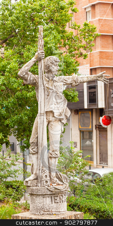 To use this stock image in your creative project, please select the size you need over to the right and click the "Add to Cart" button.
Your downloaded image will come with the Cutcaster watermark removed so don’t worry about the watermark you see on this page. Rodrigo de Triana Columbus Seaman Statue Triana Seville Andalusi stock photo, Land Ho Rodgrigo de Triana Statue Seville Andalusia Spain. Columbus Seaman first to see America, born in Triana. Sculptor J. Lemus 1973 by William Perry