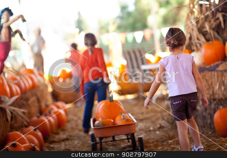 To use this stock image in your creative project, please select the size you need over to the right and click the "Add to Cart" button.
Your downloaded image will come with the Cutcaster watermark removed so don’t worry about the watermark you see on this page. Cute Little Girls Pulling Their Pumpkins In A Wagon stock photo, Cute Little Girls Pulling Their Pumpkins In A Wagon At A Pumpkin Patch One Fall Day. by Andy Dean