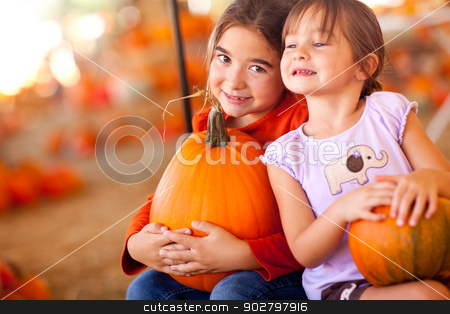 To use this stock image in your creative project, please select the size you need over to the right and click the "Add to Cart" button.
Your downloaded image will come with the Cutcaster watermark removed so don’t worry about the watermark you see on this page. Cute Little Girls Holding Their Pumpkins At A Pumpkin Patch stock photo, Cute Little Girls Holding Their Pumpkins At A Pumpkin Patch One Fall Day. by Andy Dean
