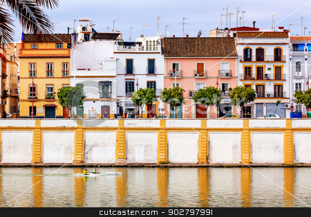 To use this stock image in your creative project, please select the size you need over to the right and click the "Add to Cart" button.
Your downloaded image will come with the Cutcaster watermark removed so don’t worry about the watermark you see on this page. Houses Stores Restaurants Cityscape Boats River Guadalquivr Morn stock photo, Houses Stores Restaurants Boats River Guadalquivr Morning Reflection Houses Cityscape Seville Andalusia Spain. by William Perry