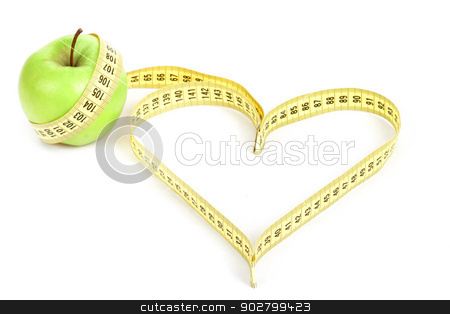 To use this stock image in your creative project, please select the size you need over to the right and click the "Add to Cart" button.
Your downloaded image will come with the Cutcaster watermark removed so don’t worry about the watermark you see on this page. green apple with a measuring tape and heart symbol isolated stock photo, green apple with a measuring tape and heart symbol isolated on white background by Artush