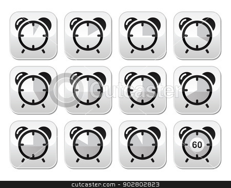 To use this stock image in your creative project, please select the size you need over to the right and click the "Add to Cart" button.
Your downloaded image will come with the Cutcaster watermark removed so don’t worry about the watermark you see on this page. Time measure, clock vector buttons set stock vector clipart, Clock measuring time buttons isolated on white by Agnieszka Murphy