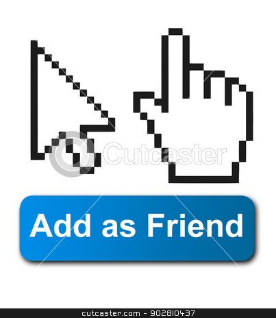 To use this stock image in your creative project, please select the size you need over to the right and click the "Add to Cart" button.
Your downloaded image will come with the Cutcaster watermark removed so don’t worry about the watermark you see on this page. Cursor hands and social media button stock photo, Cursor hands and social media button isolated on white background. by Martin Crowdy