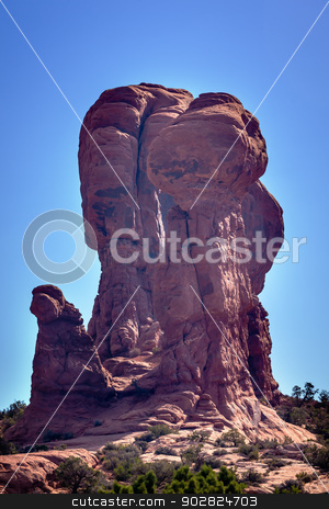 To use this stock image in your creative project, please select the size you need over to the right and click the "Add to Cart" button.
Your downloaded image will come with the Cutcaster watermark removed so don’t worry about the watermark you see on this page. Rock Pillar Sandstone Hoodoo Arches National Park Moab Utah stock photo, Classic Rock Pillar Sandstone Hoodoo Arches National Park Moab Utah USA Southwest. by William Perry