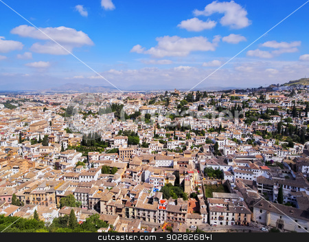 To use this stock image in your creative project, please select the size you need over to the right and click the "Add to Cart" button.
Your downloaded image will come with the Cutcaster watermark removed so don’t worry about the watermark you see on this page. Granada, Spain stock photo, Cityscape of Granada - beautiful city in Andalusia, Spain by Karol Kozlowski