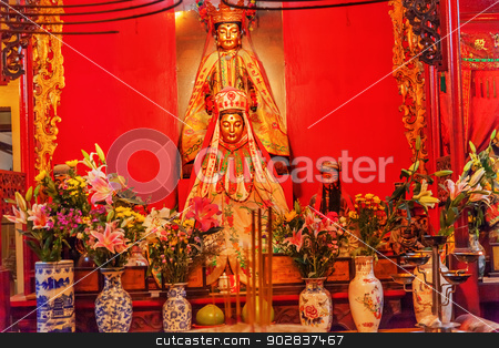 To use this stock image in your creative project, please select the size you need over to the right and click the "Add to Cart" button.
Your downloaded image will come with the Cutcaster watermark removed so don’t worry about the watermark you see on this page. Chinese Gods Man Mo Temple Hong Kong stock photo, Chinese Gods Incense Flowers Vases Man Tai Man Cheong Man Mo Temple Hollywood Road Hong Kong Island. Temple was built in 1847 and is one of the oldest temple on Hong Kong Island. Man Tai is the literature god. by William Perry