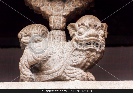 To use this stock image in your creative project, please select the size you need over to the right and click the "Add to Cart" button.
Your downloaded image will come with the Cutcaster watermark removed so don’t worry about the watermark you see on this page. Stone Lion Decoration Outside Man Mo Temple Hong Kong stock photo, Stone Lion Decoration Outside Man Mo Temple Hollywood Road Hong Kong Island. Temple was built in 1847 and is one of the oldest temple on Hong Kong Island. Man Tai is the literature god. by William Perry